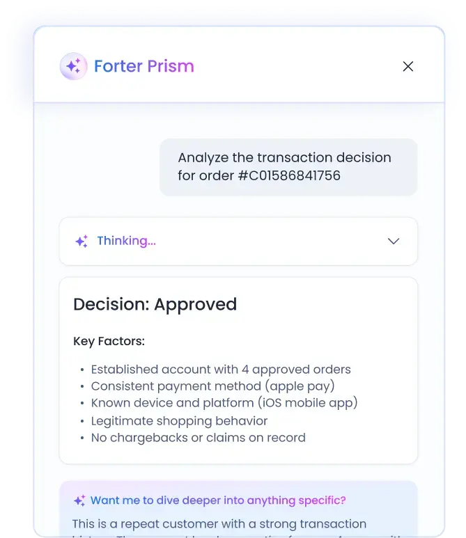 Forter platform