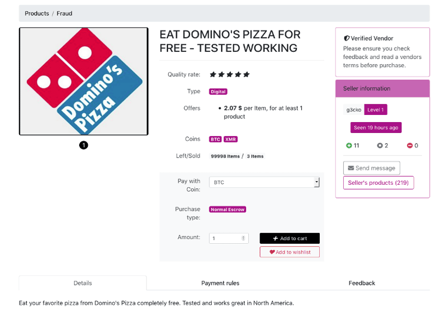 Domino's Promo Code