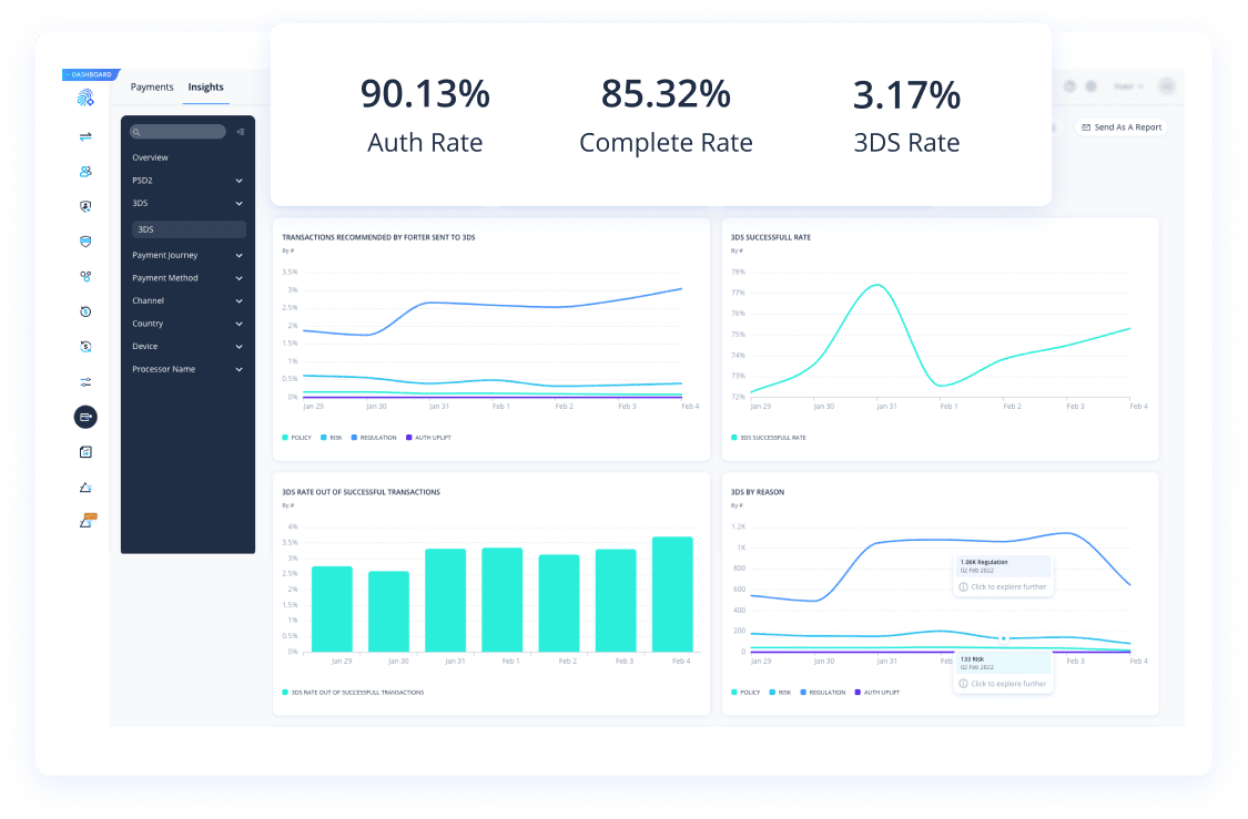 Forter Smart Payments User Interface