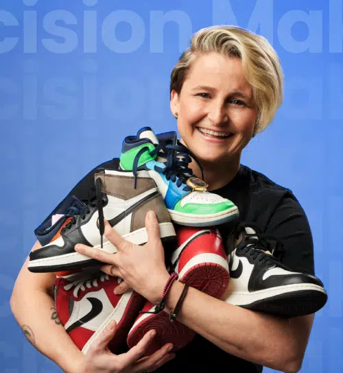 Portrait of Jenna Flateman Posner, Chief Digital Officer of Snipes