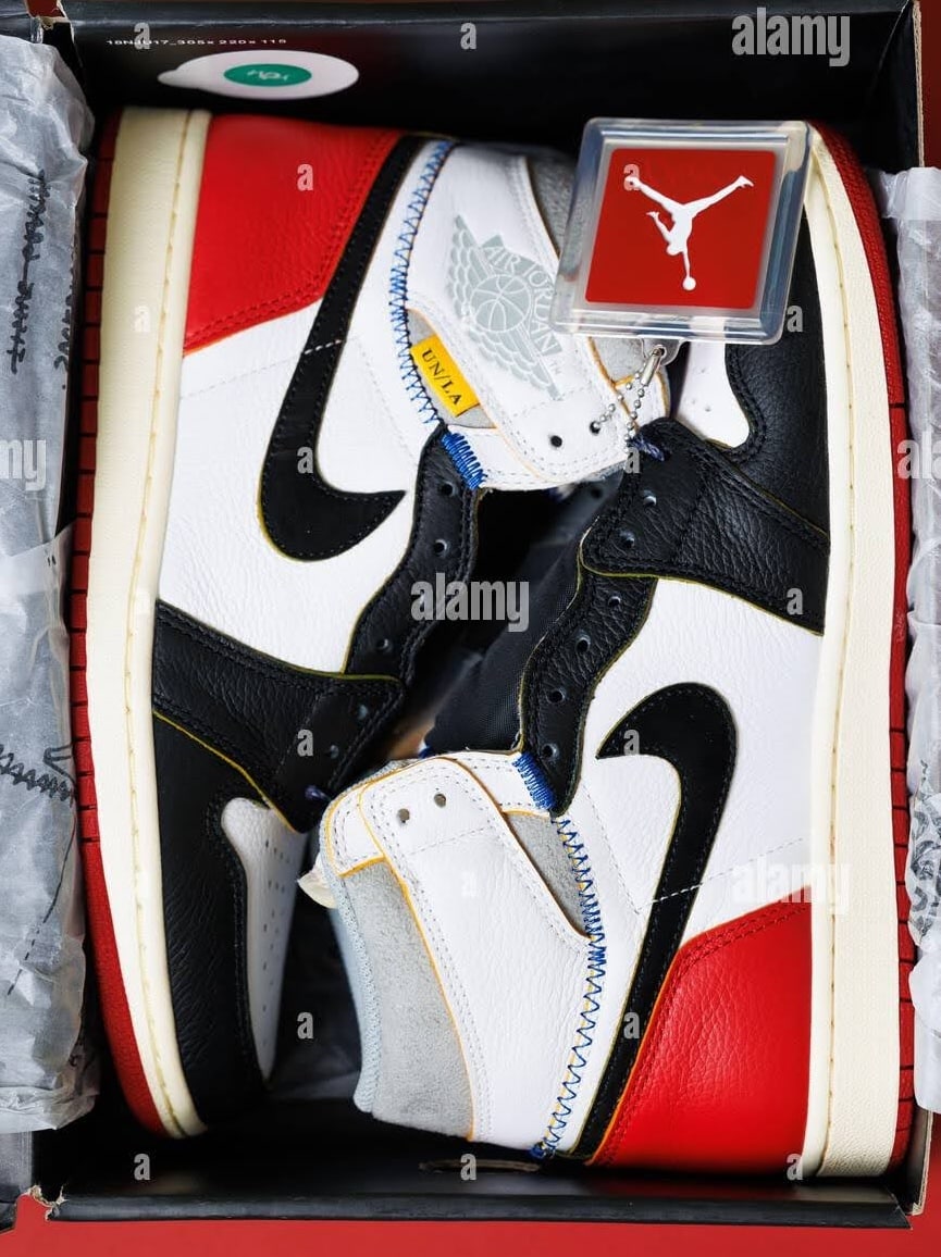 Clean nike shoes in box