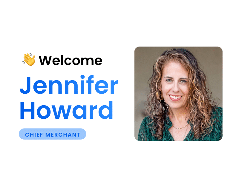 Jennifer Howard, newly appointed Chief Merchant at Forter, welcomes announcement graphic featuring her professional headshot — Forter names Jennifer Howard as first-ever Chief Merchant to champion merchant voice and accelerate product innovation.