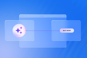 AI personal assistant completing a headless checkout on a merchant website
